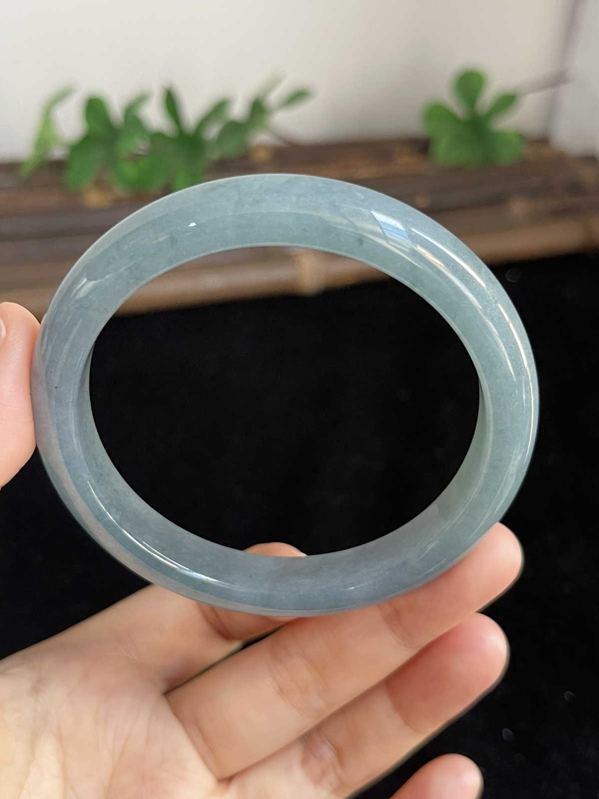 正圈57圈口，翡翠手镯