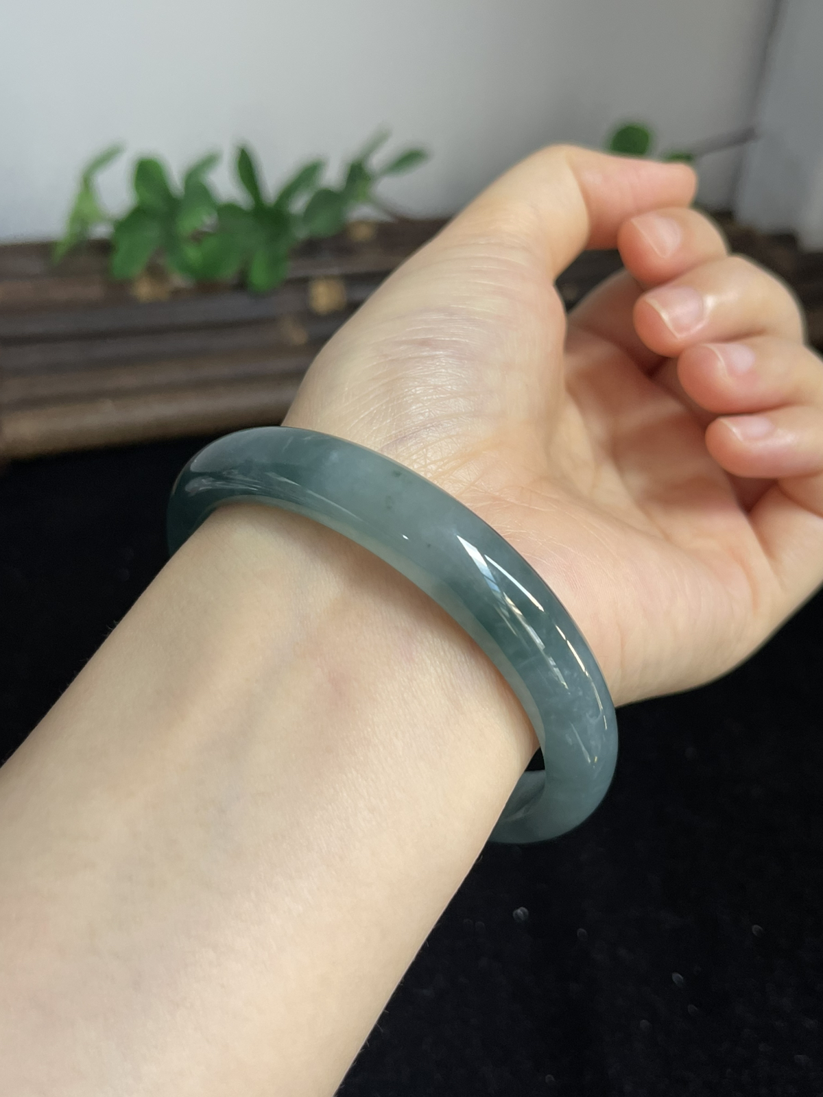 正圈61圈口，翡翠手镯