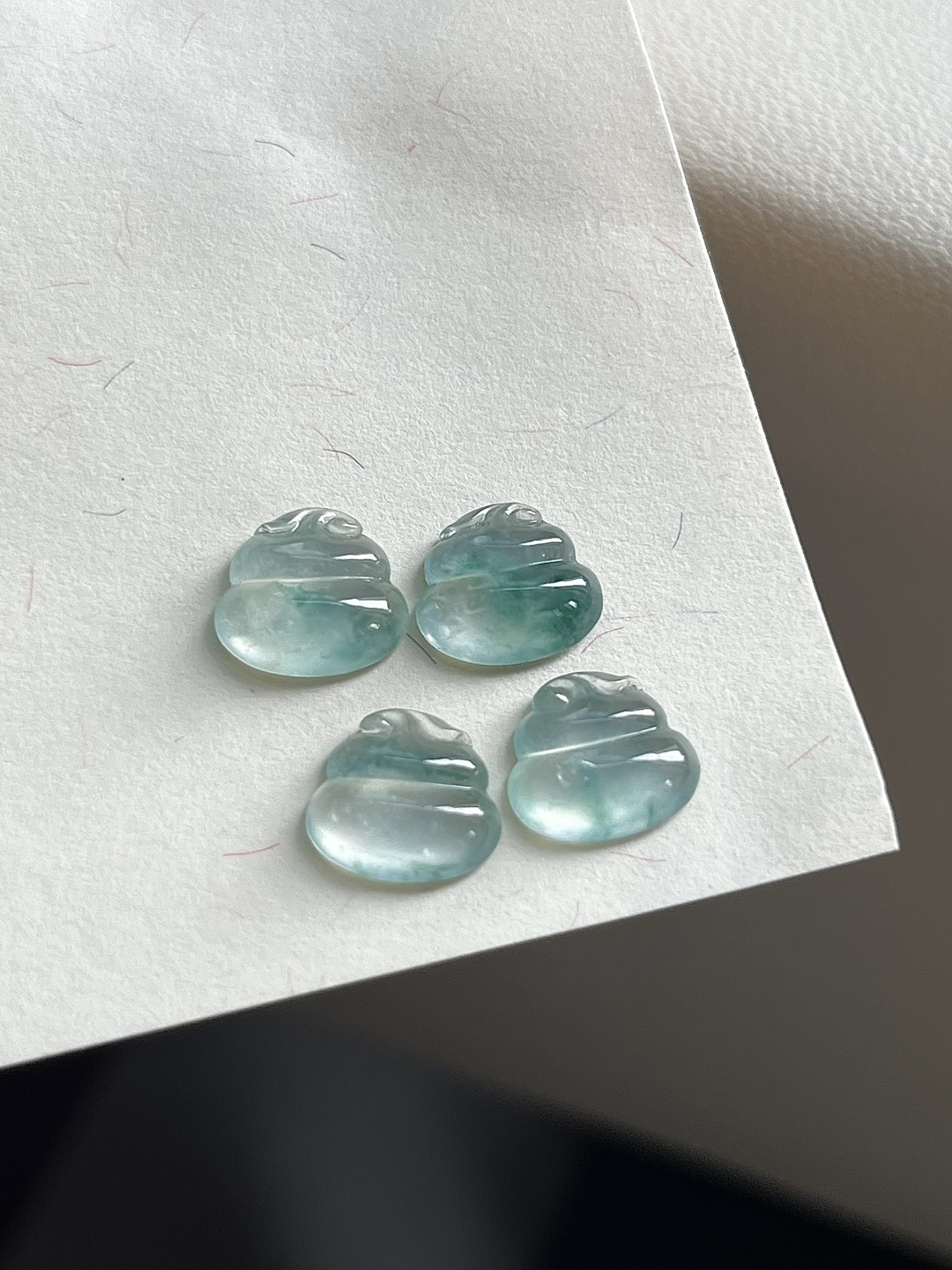 【葫芦一手】飘花灵动，种老细腻形体佳尺寸：10.2*10.9*3.6，9.7*10.7*3.3,asd663