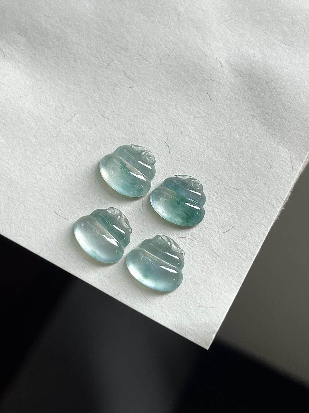 【葫芦一手】飘花灵动，种老细腻形体佳尺寸：10.2*10.9*3.6，9.7*10.7*3.3,asd663