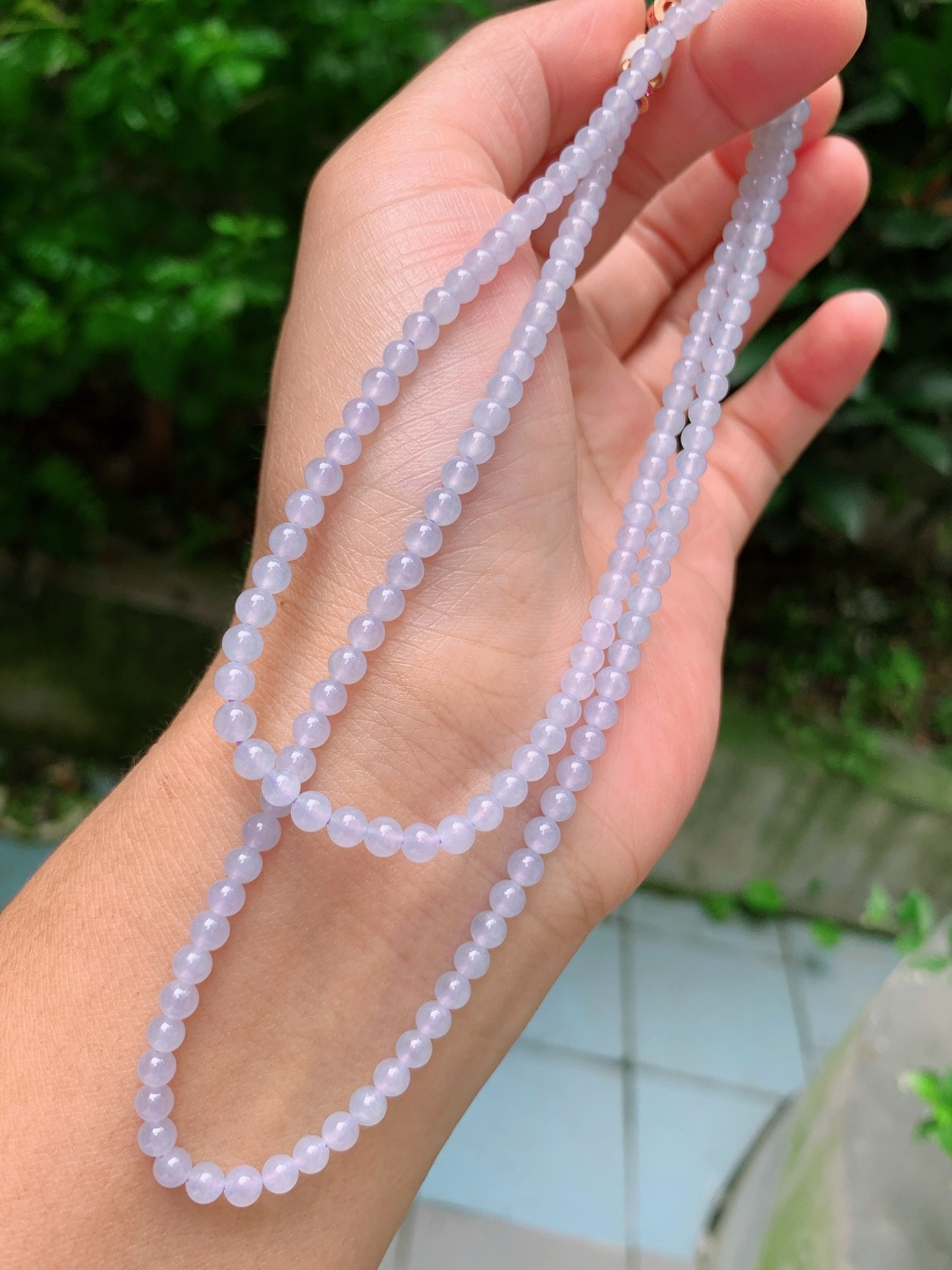 ️ 4mm冰紫项链