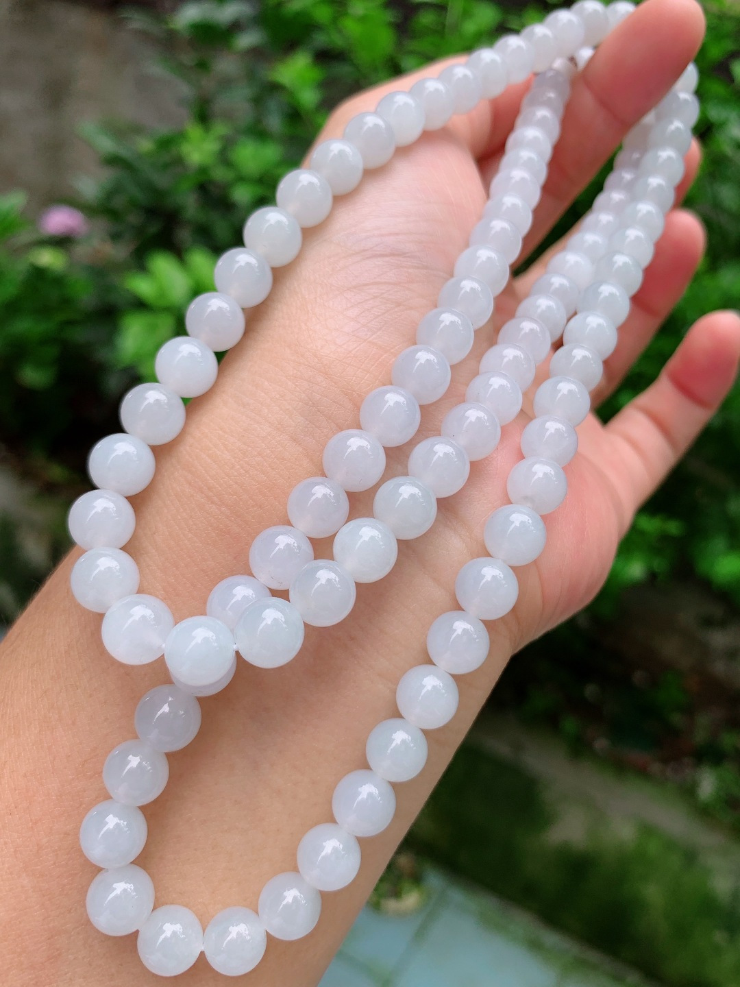️ 8mm88颗冰项链