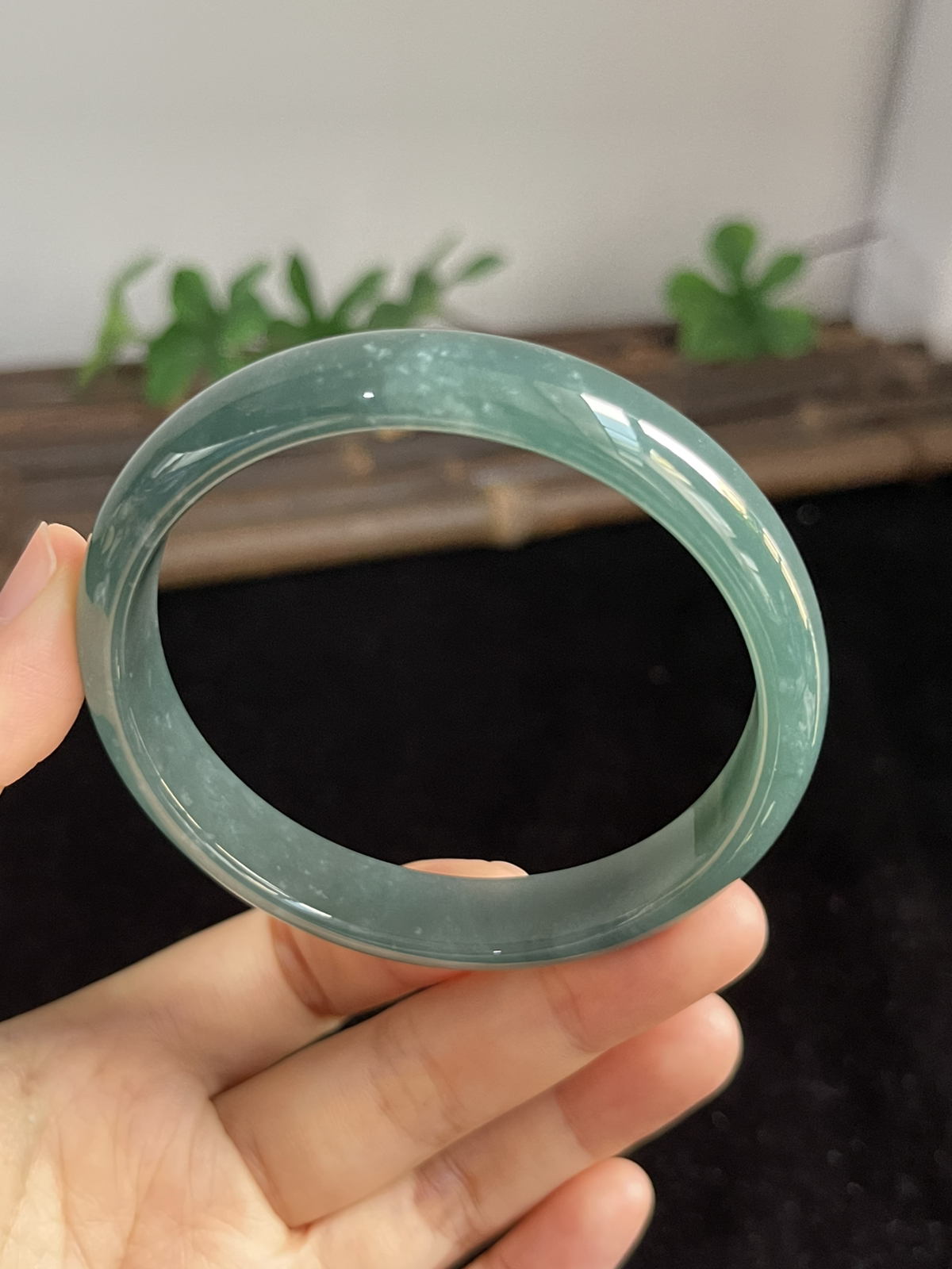 正圈59.6圈口，翡翠手镯