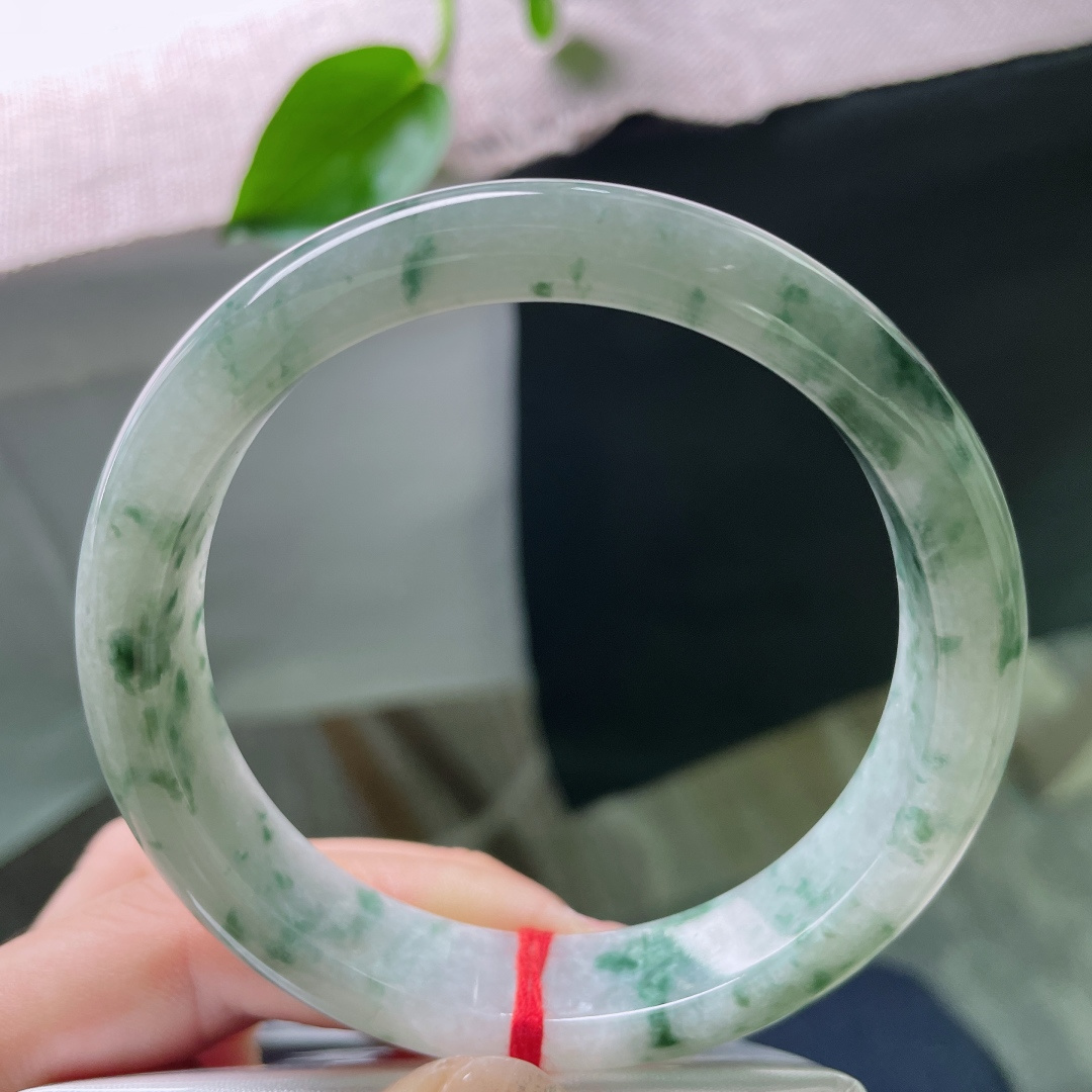 61.6/13.7/8.3飘花正圈，水润细腻，繁花似锦，贵气，有纹，ss52214a