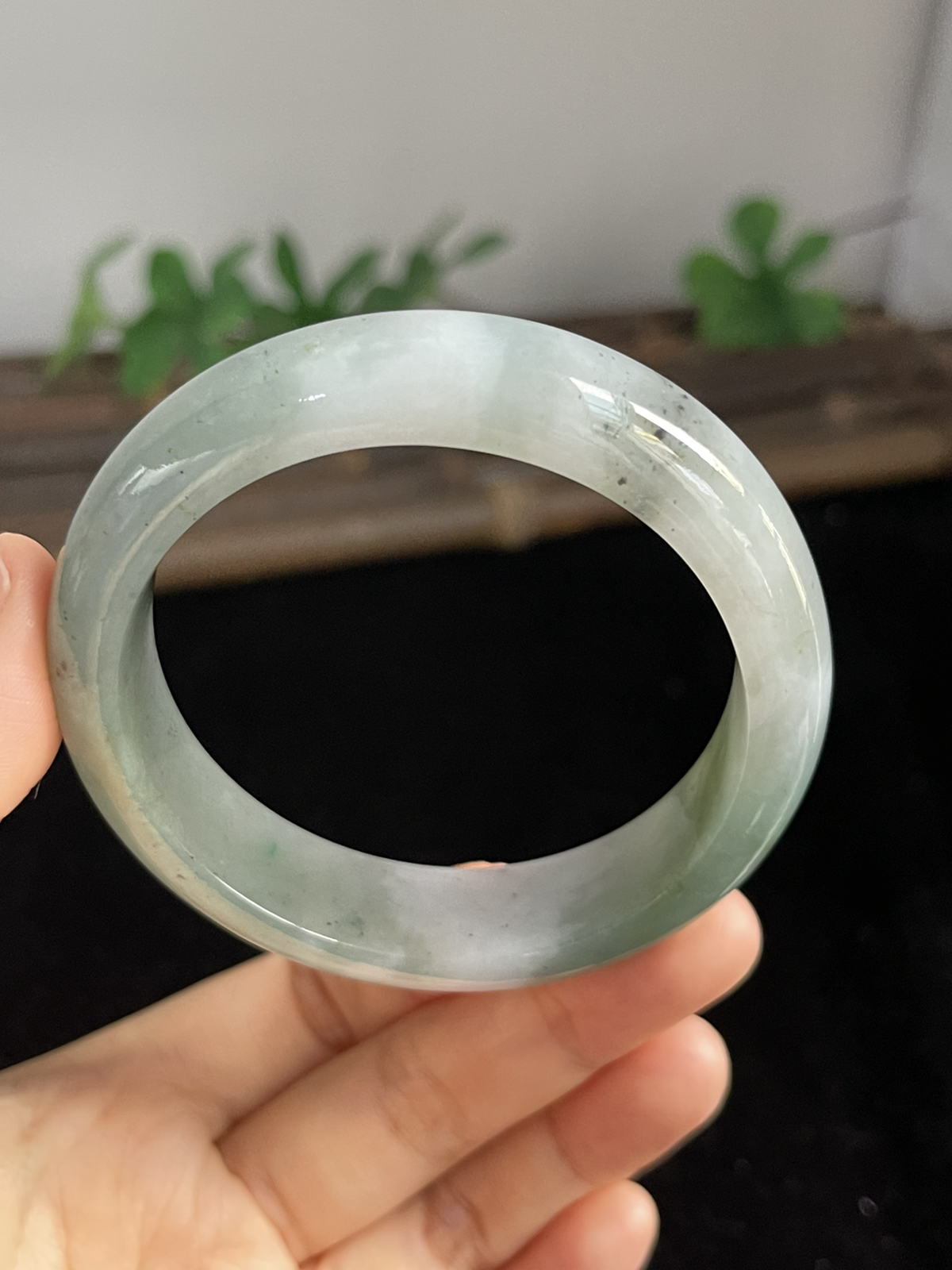 正圈55圈口，翡翠手镯