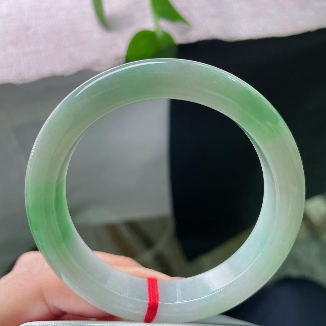绿底正圈，水润，清雅，优雅永不过时，有棉线，ss54341a