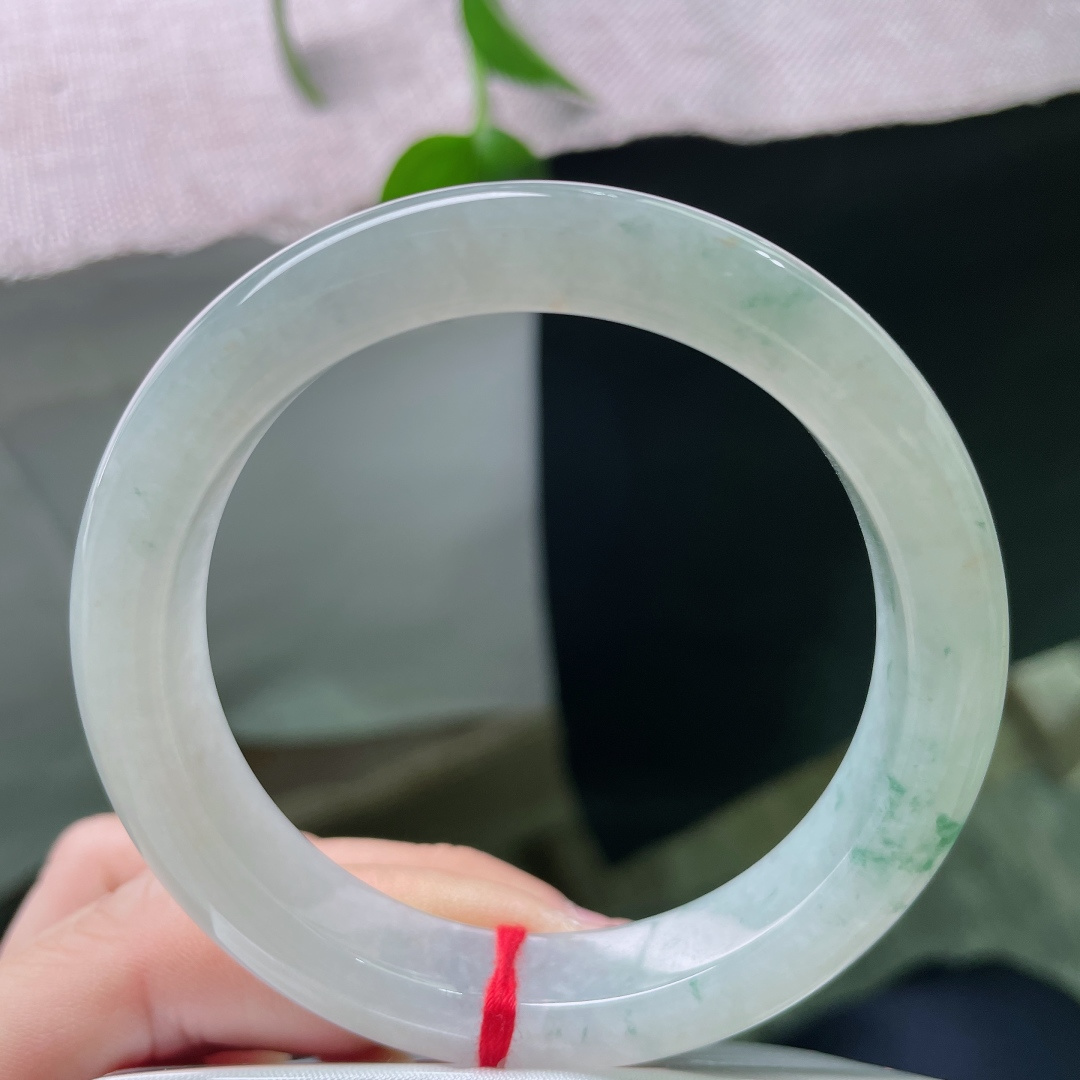 55/11.7/8.6，飘花正圈，肉质细腻干净，温柔淑雅，种老，晶体纹，ss54340a