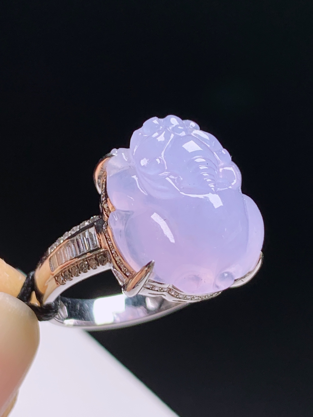 ️ 貔貅戒指，春料饱满精工雕饰，守财旺运贵气裸石16-14-8圈口15260601