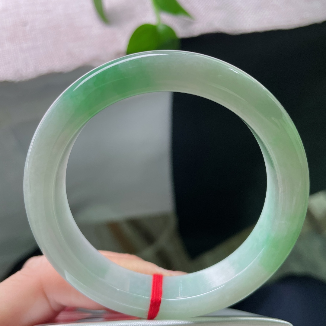 绿底正圈，水润，清雅，优雅永不过时，有棉线，ss54341a