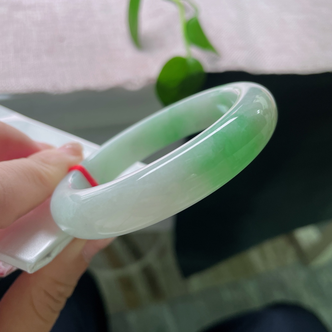 绿底正圈，水润，清雅，优雅永不过时，有棉线，ss54341a