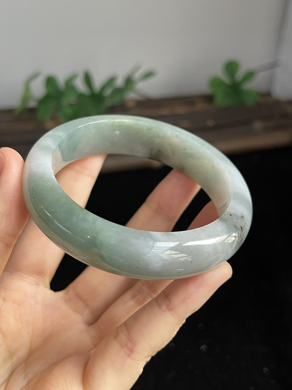 正圈55圈口，翡翠手镯
