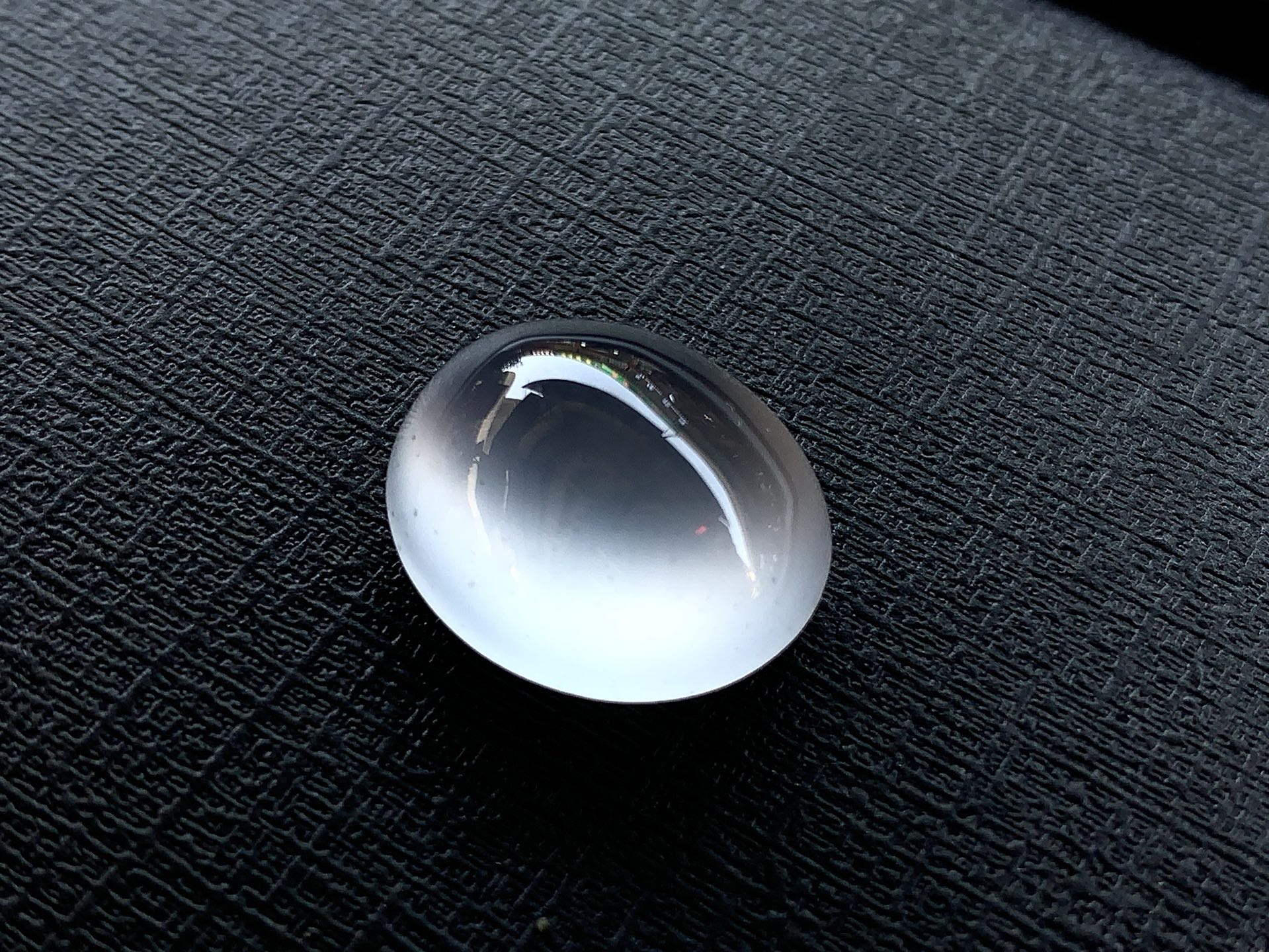 ️ 玻璃种蛋面，玉质细腻通透，弧面饱满流畅 尺寸19.4×17×9.6