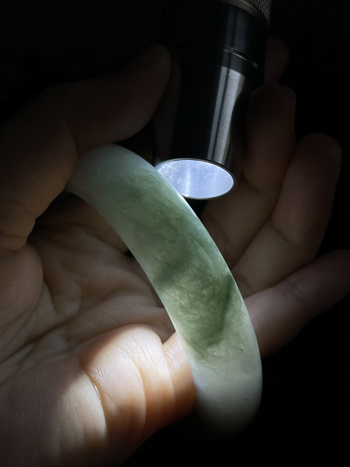 正圈55圈口，翡翠手镯