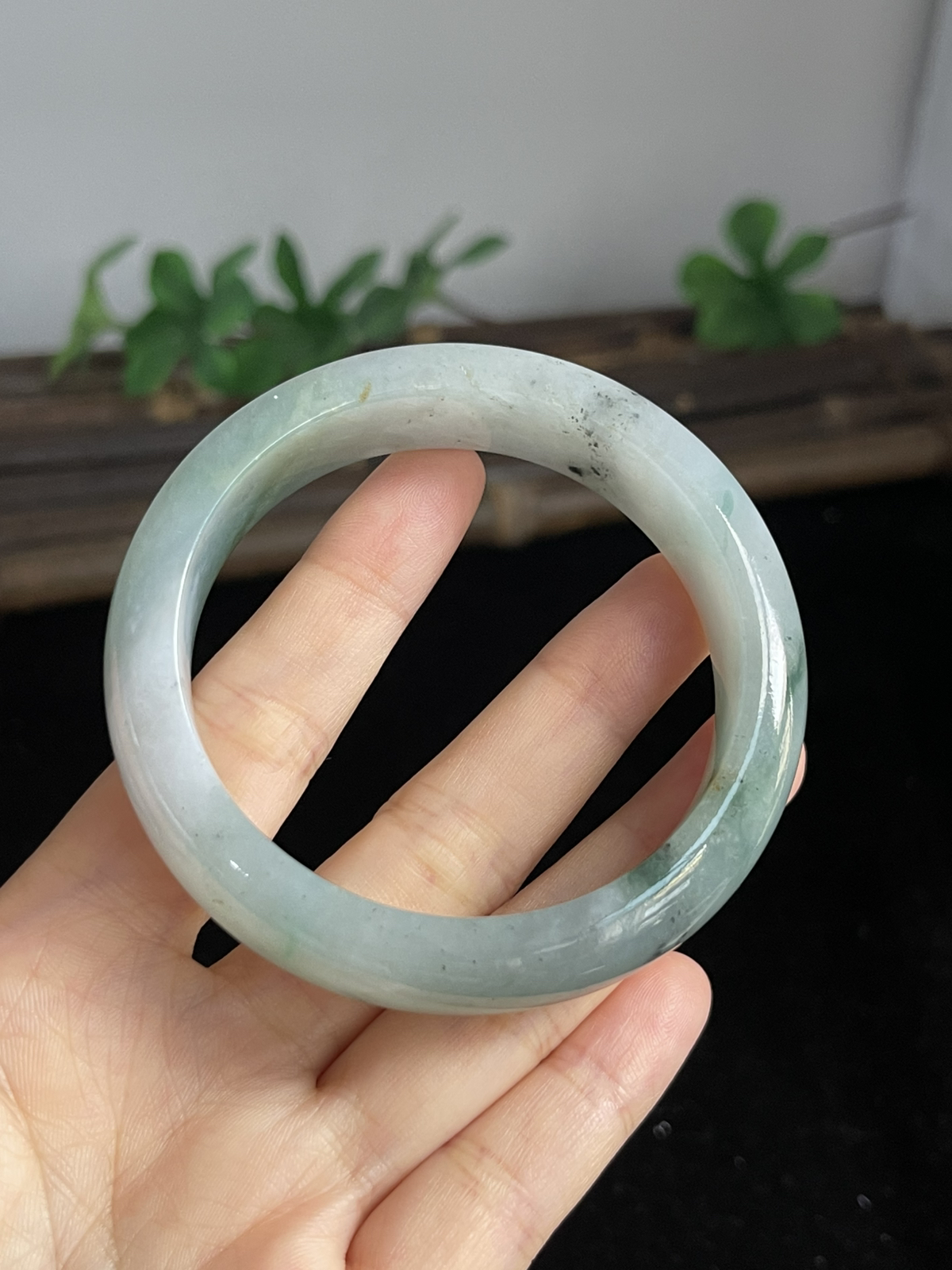 正圈55圈口，翡翠手镯