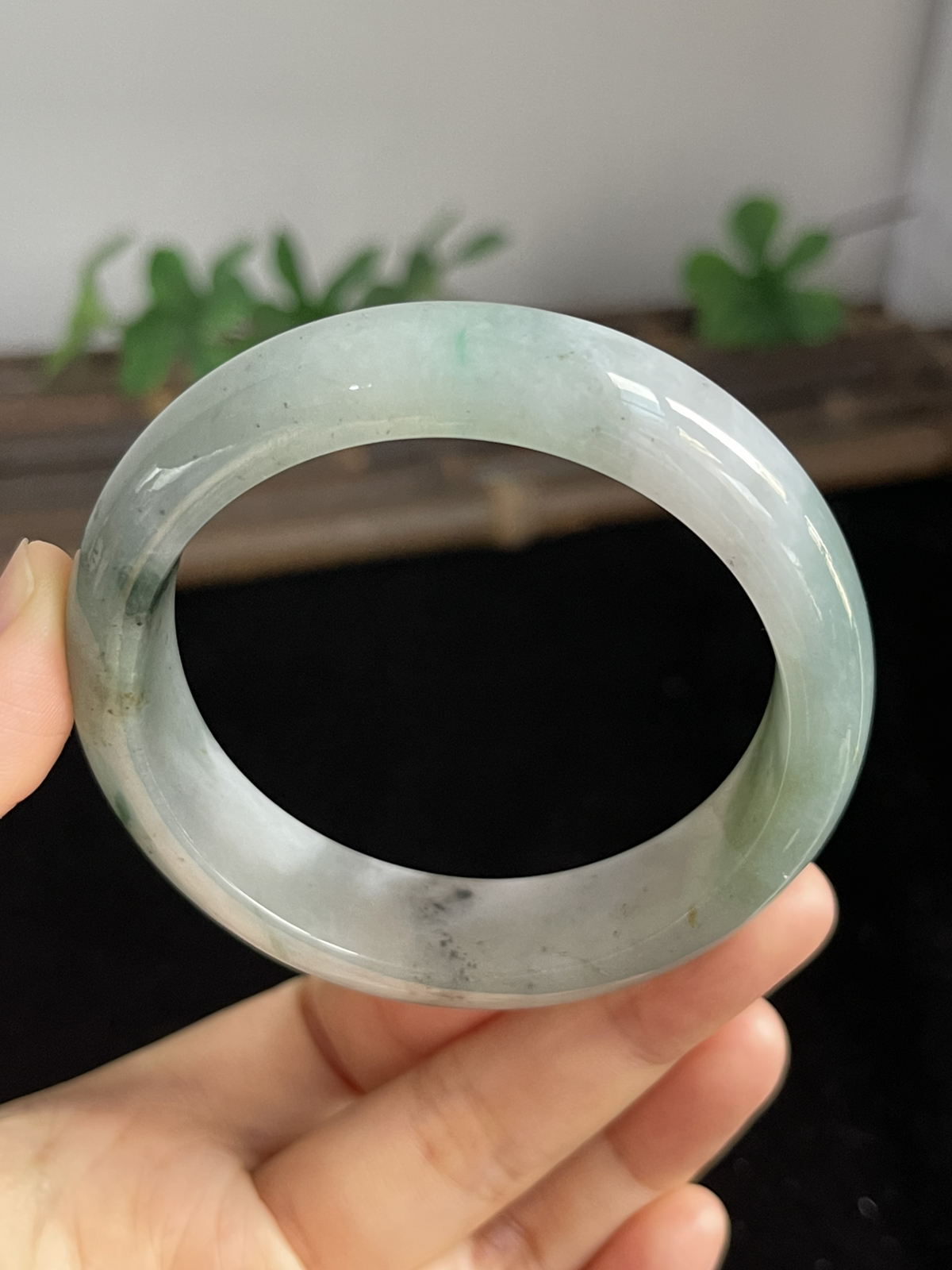 正圈55圈口，翡翠手镯