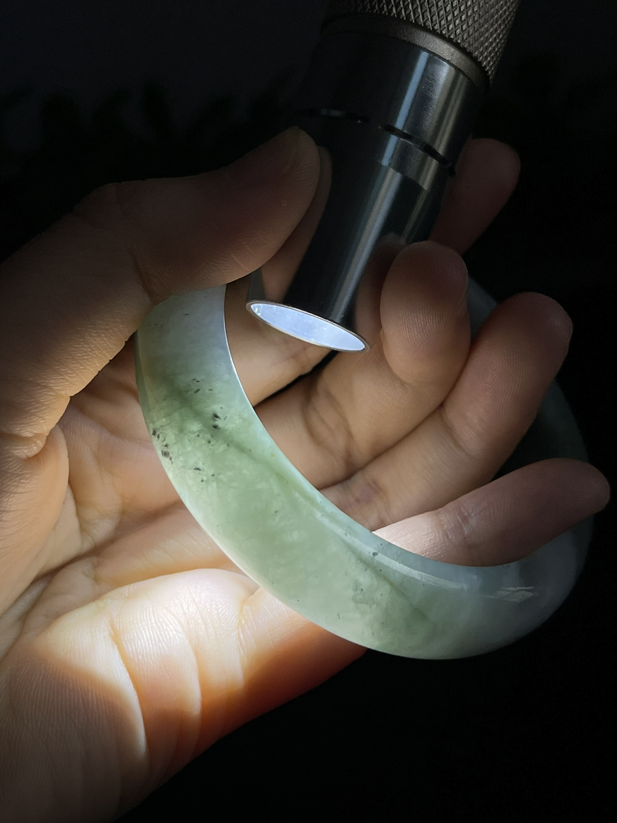 正圈55圈口，翡翠手镯