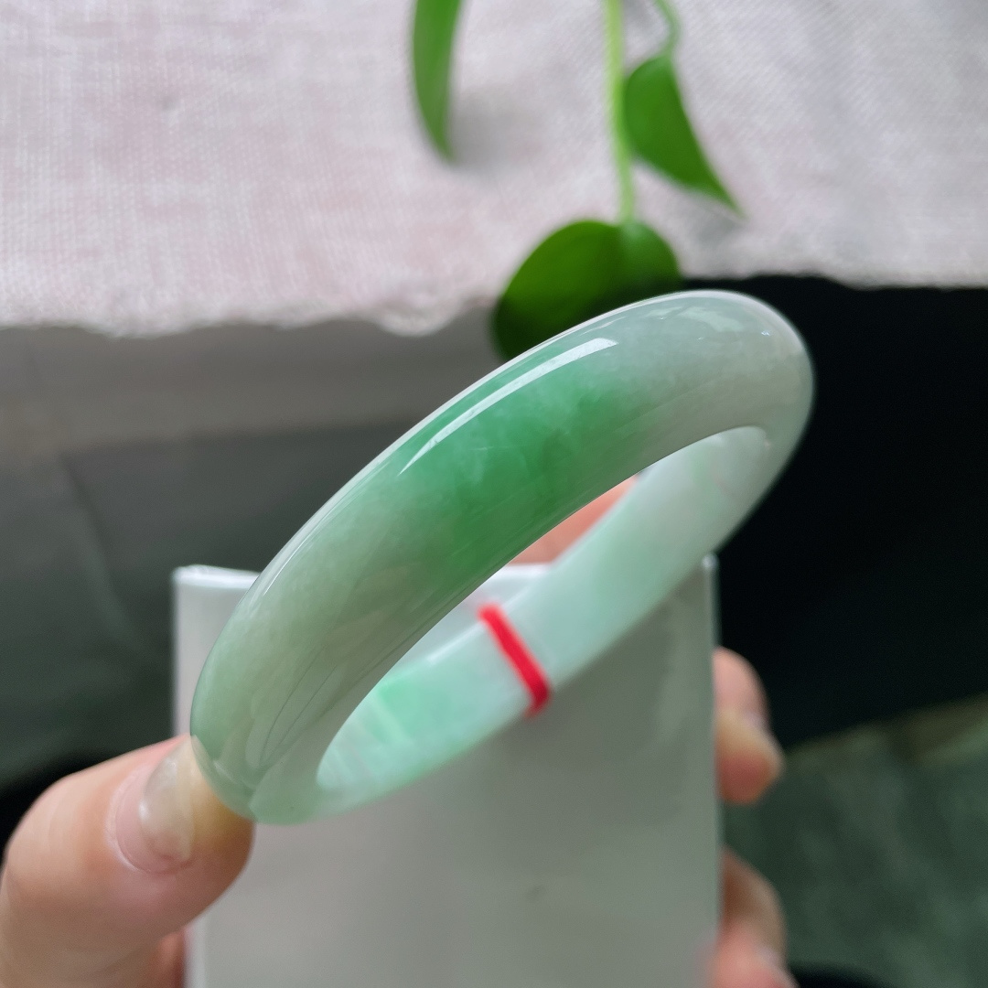 绿底正圈，水润，清雅，优雅永不过时，有棉线，ss54341a