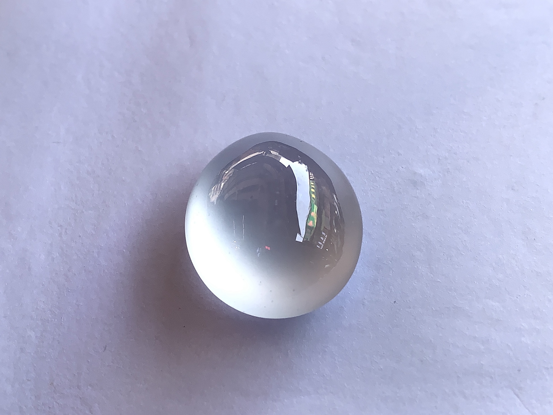 ️ 玻璃种蛋面，玉质细腻通透，弧面饱满流畅 尺寸19.4×17×9.6