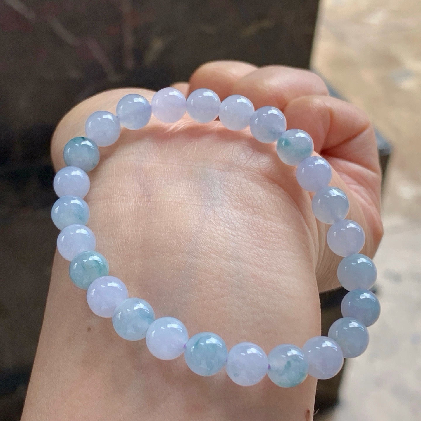 紫罗兰手串^_^清新