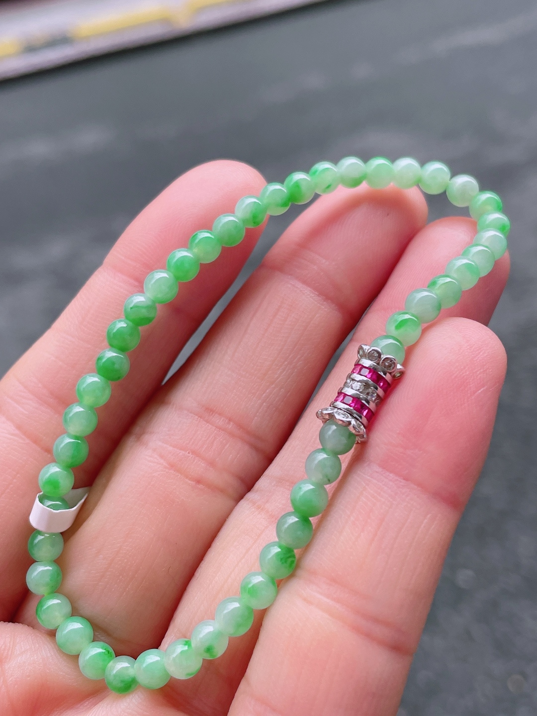 ️ 4.2mm46颗绿手链