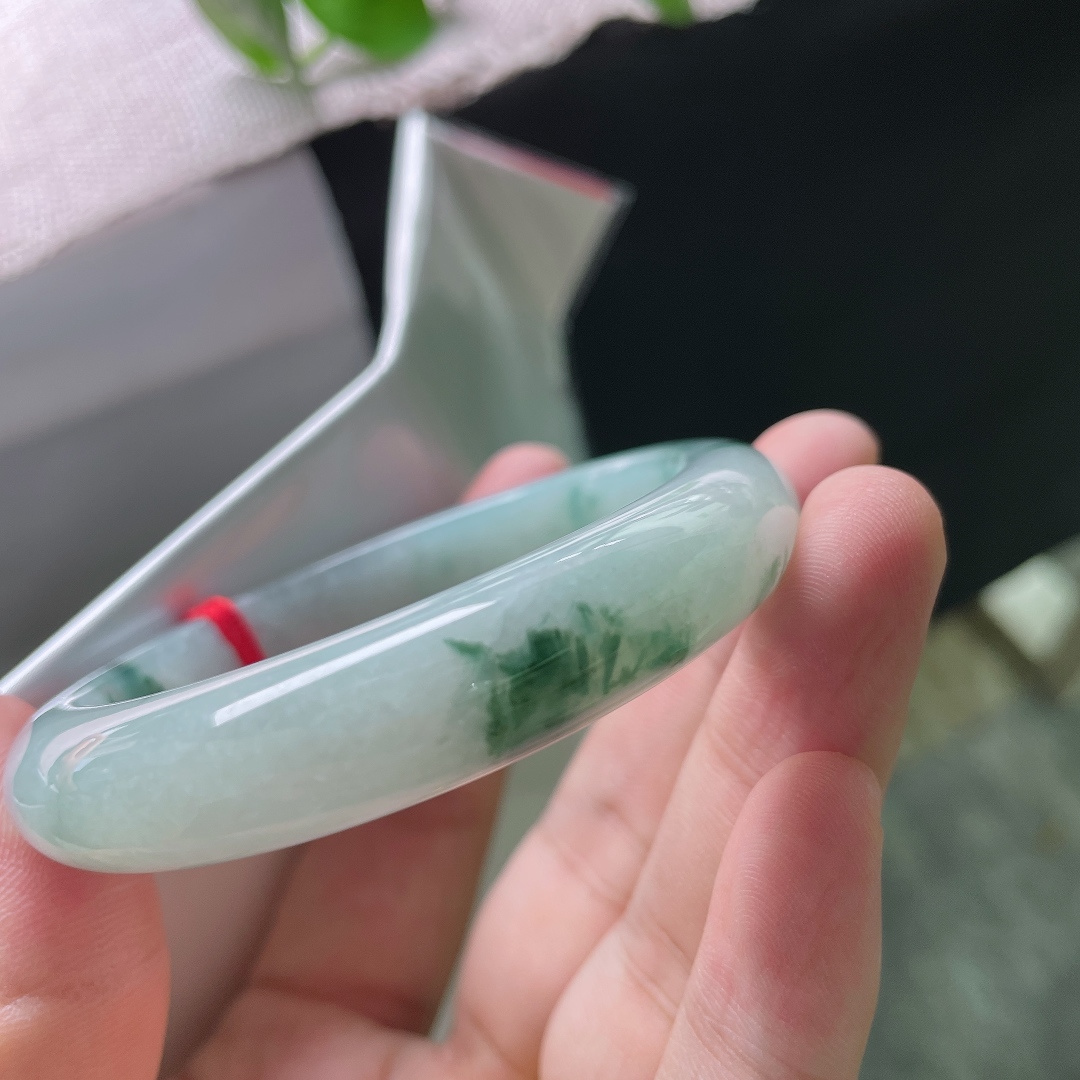 54.9/11.8/8.5飘花正圈，种老，花如如云漫，自带水墨诗意。有棉线，ss53887a