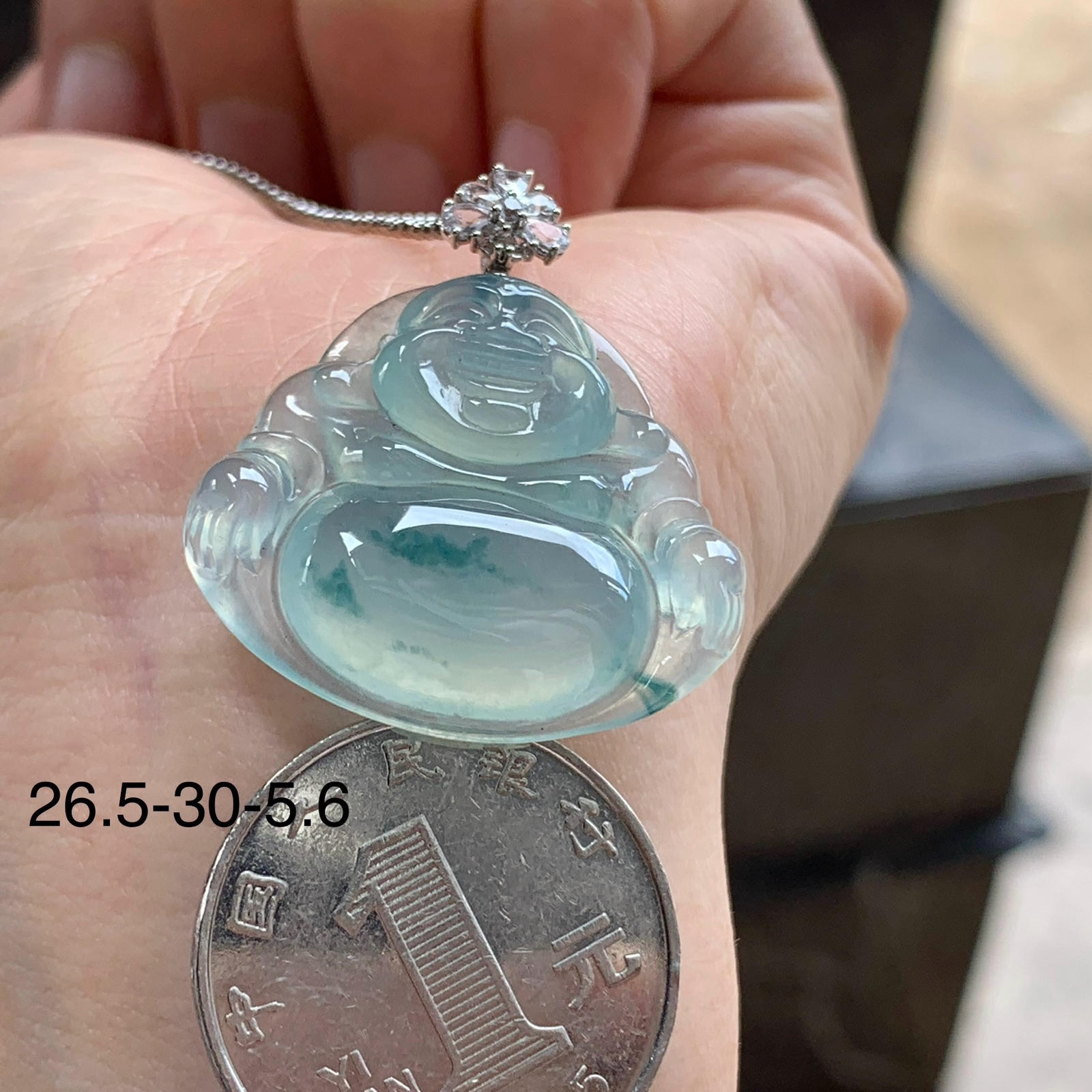 金扣蓝花佛公^_^飘花灵韵冰透