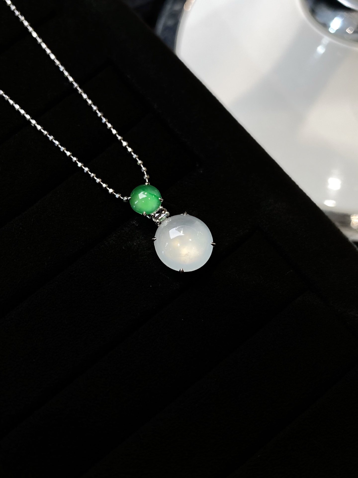 高冰蛋面吊坠·金 整·18.5-10-6.3mm 裸·10.8-10-3.5mm