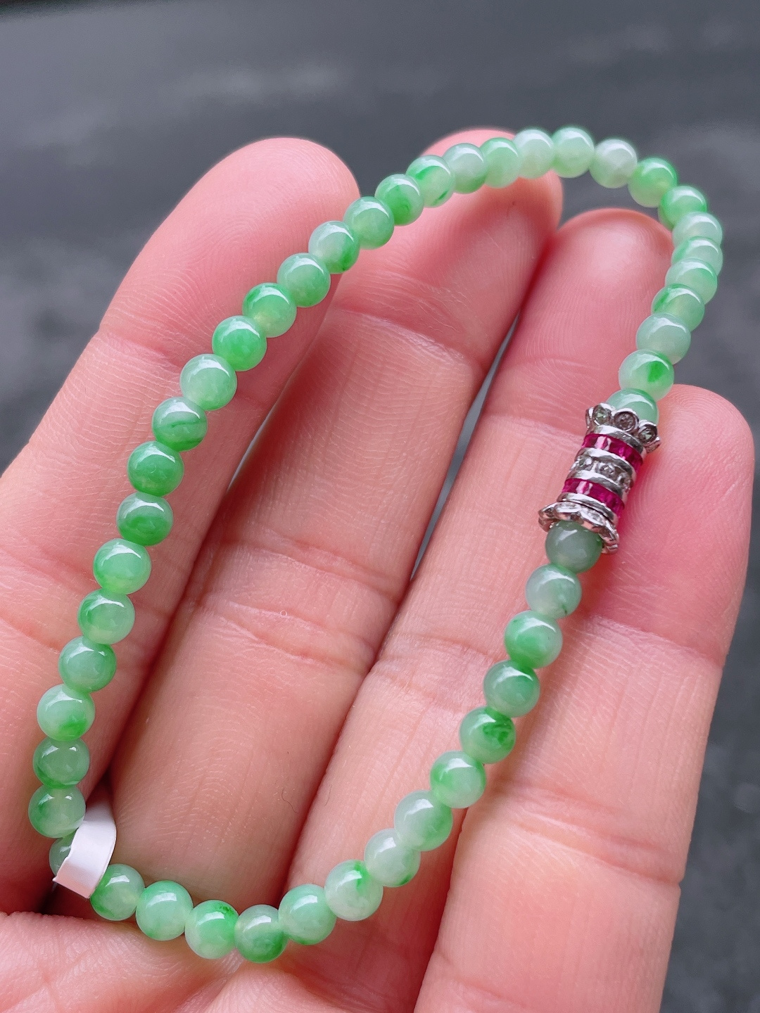 ️ 4.2mm46颗绿手链