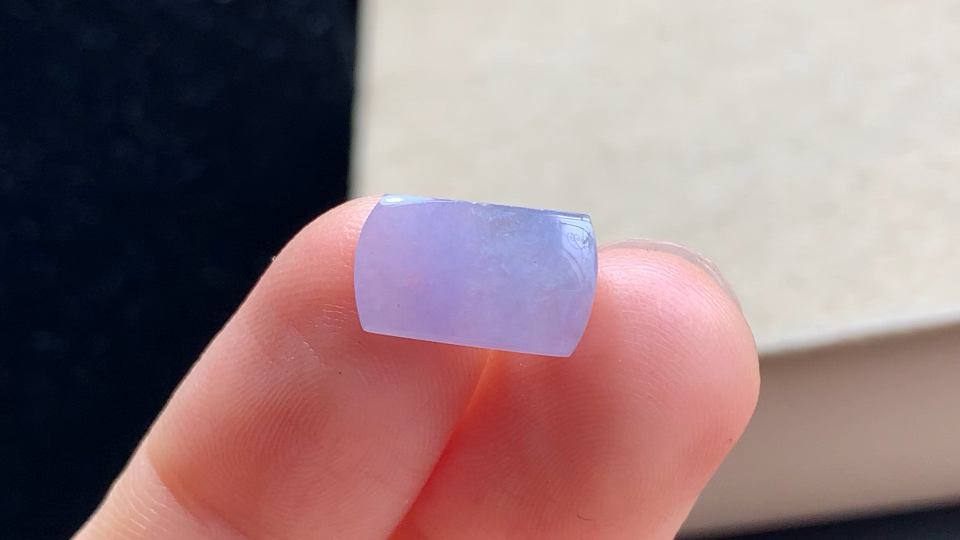 ️ 马鞍戒面，尺寸12.3-7.2-3.0mm，包A附证书