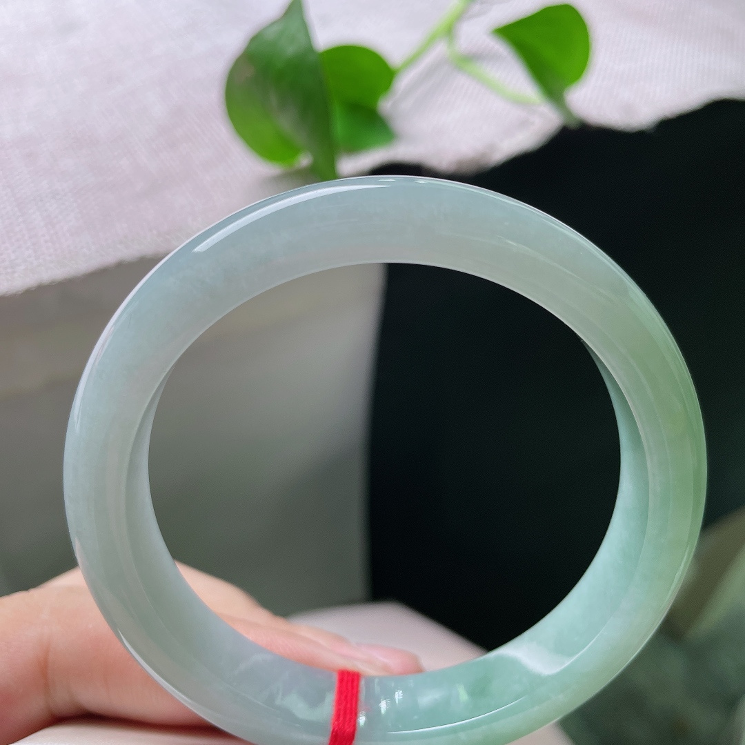 57.3/11.6/7.9，淡绿底正圈，颜色清爽，淡雅倾心，甜美，显白，侧纹，ss54429a
