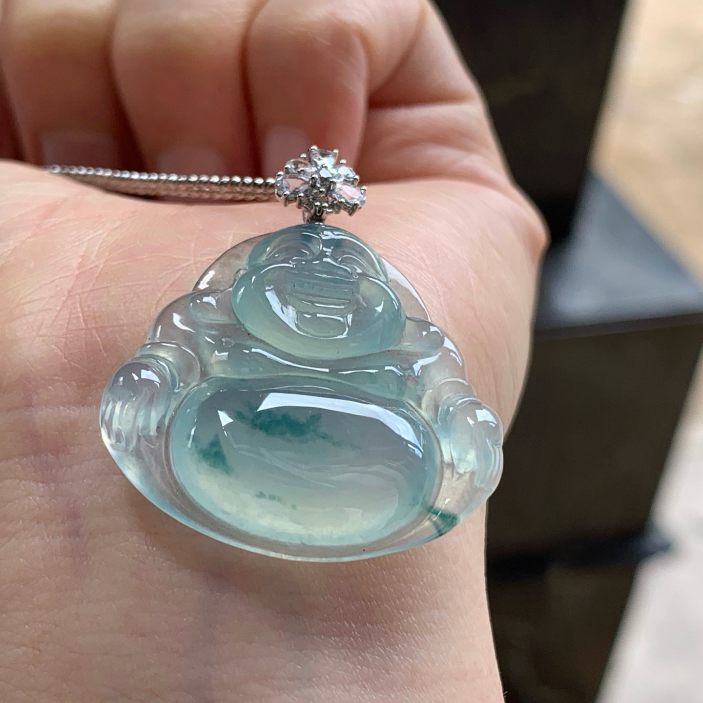 金扣蓝花佛公^_^飘花灵韵冰透