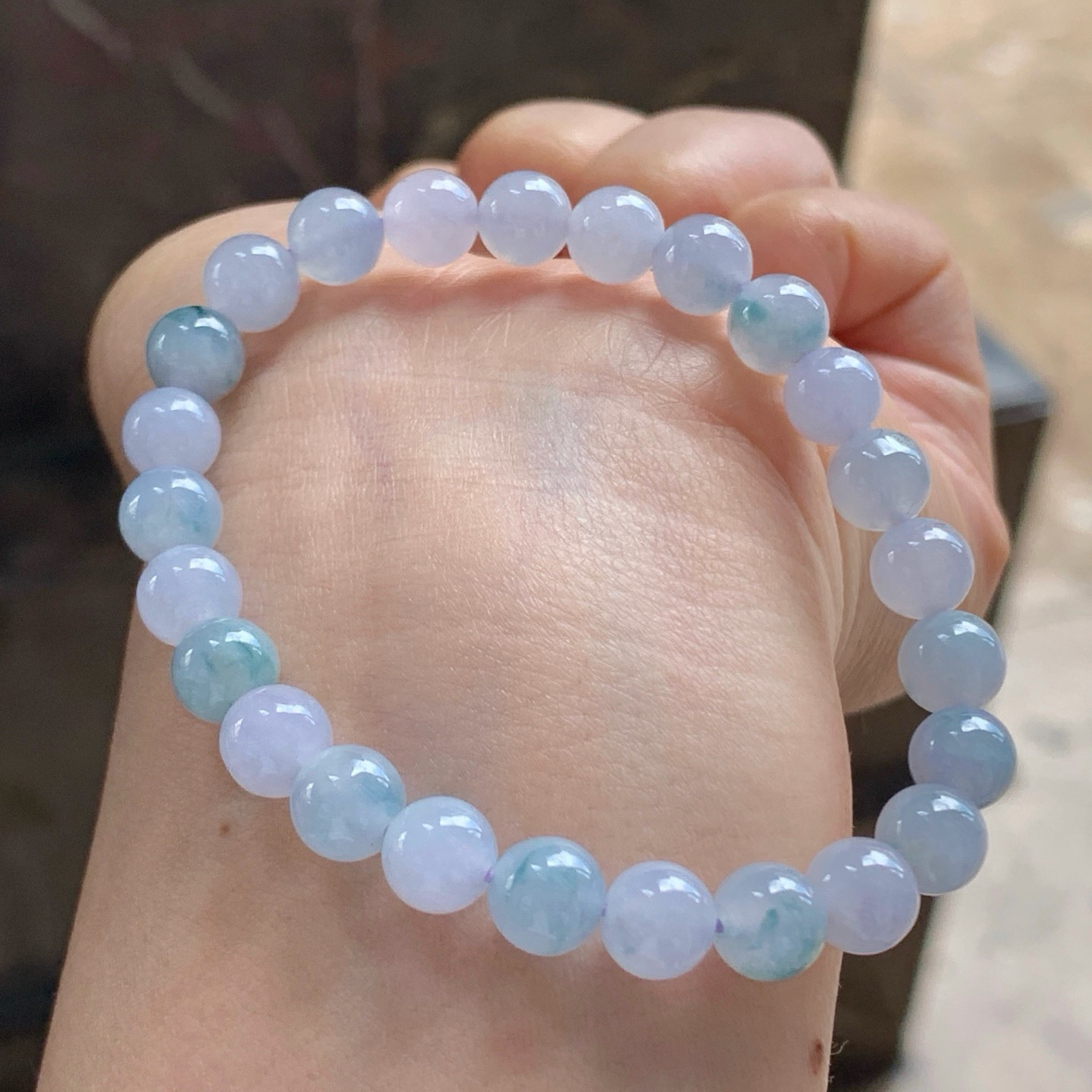 紫罗兰手串^_^清新