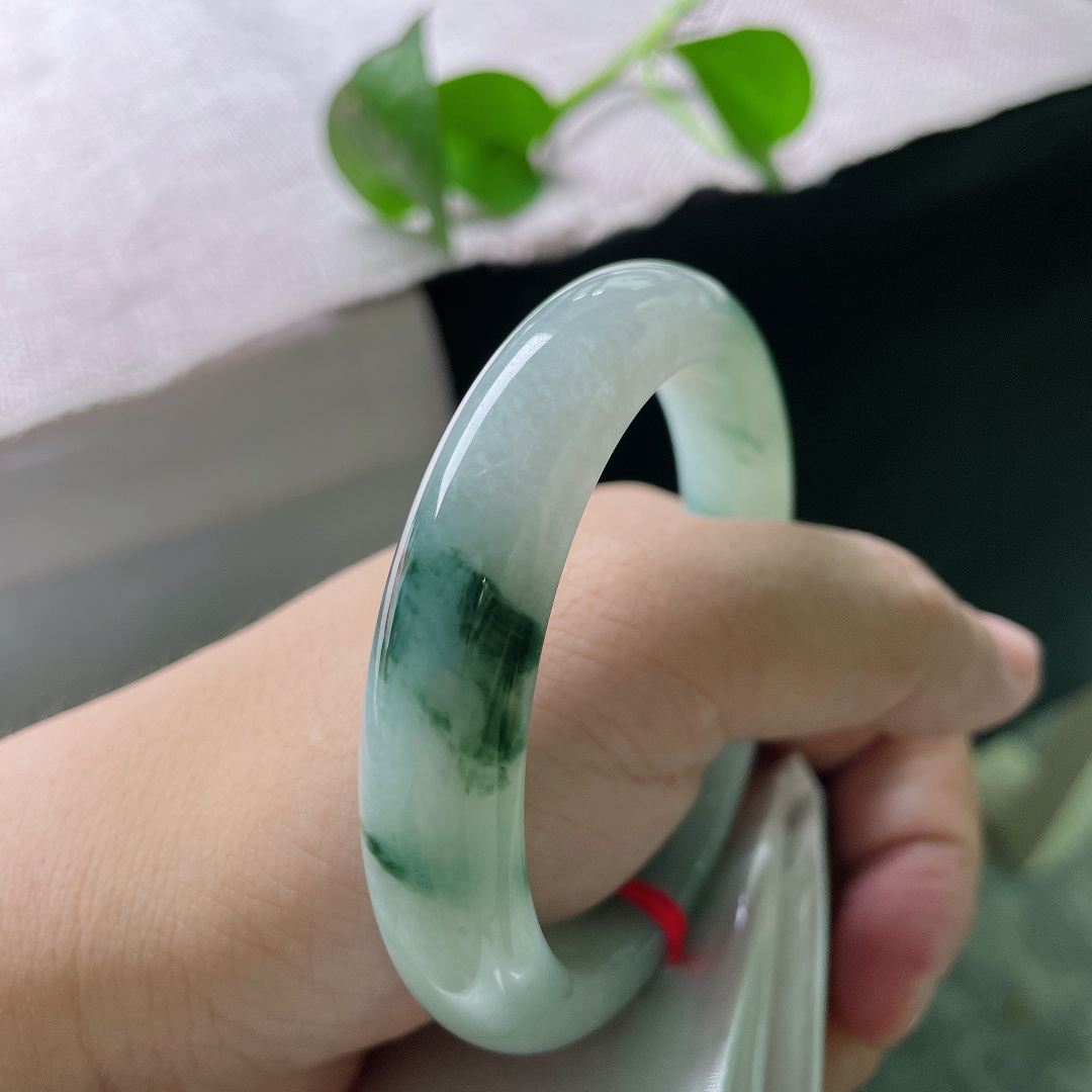 54.9/11.8/8.5飘花正圈，种老，花如如云漫，自带水墨诗意。有棉线，ss53887a