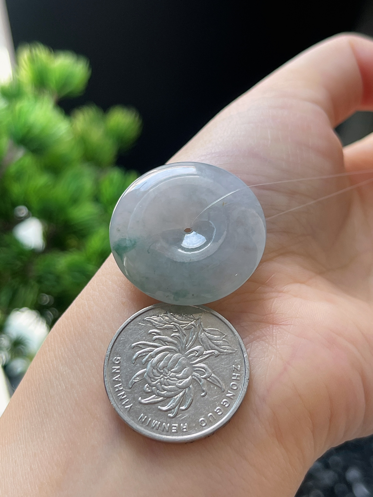 翡翠冰糯平安扣