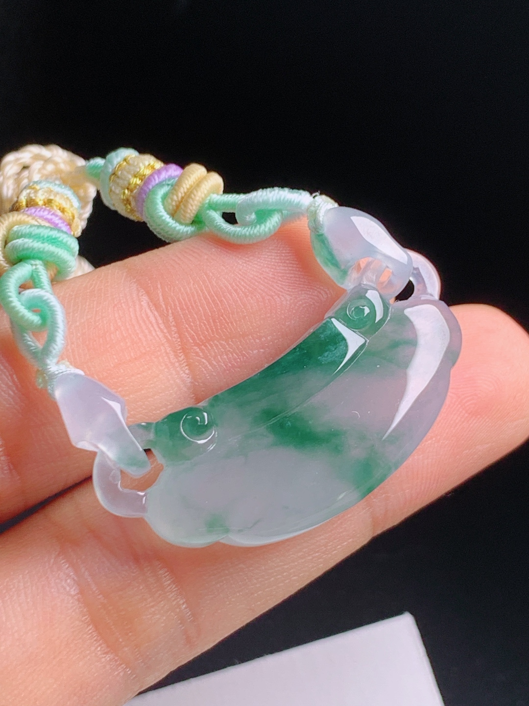 ️ 飘花如意锁，飘花灵动冰润通透，活环巧雕工艺精湛，平安锁福顺心如意