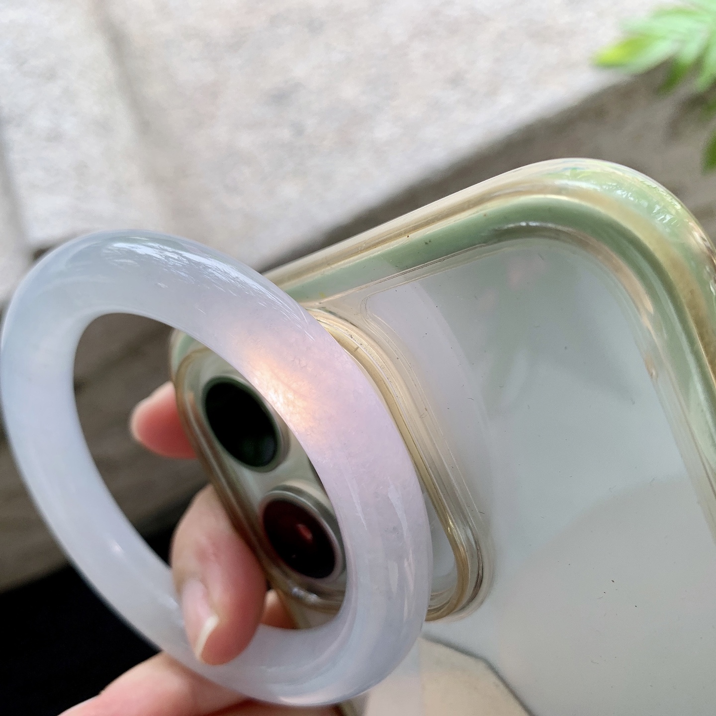 圆条52 53【圈口】53.5/10.5/10.3【编码】FL060448【描述】糯冰紫底，水润，种老，细腻，打灯有棉线