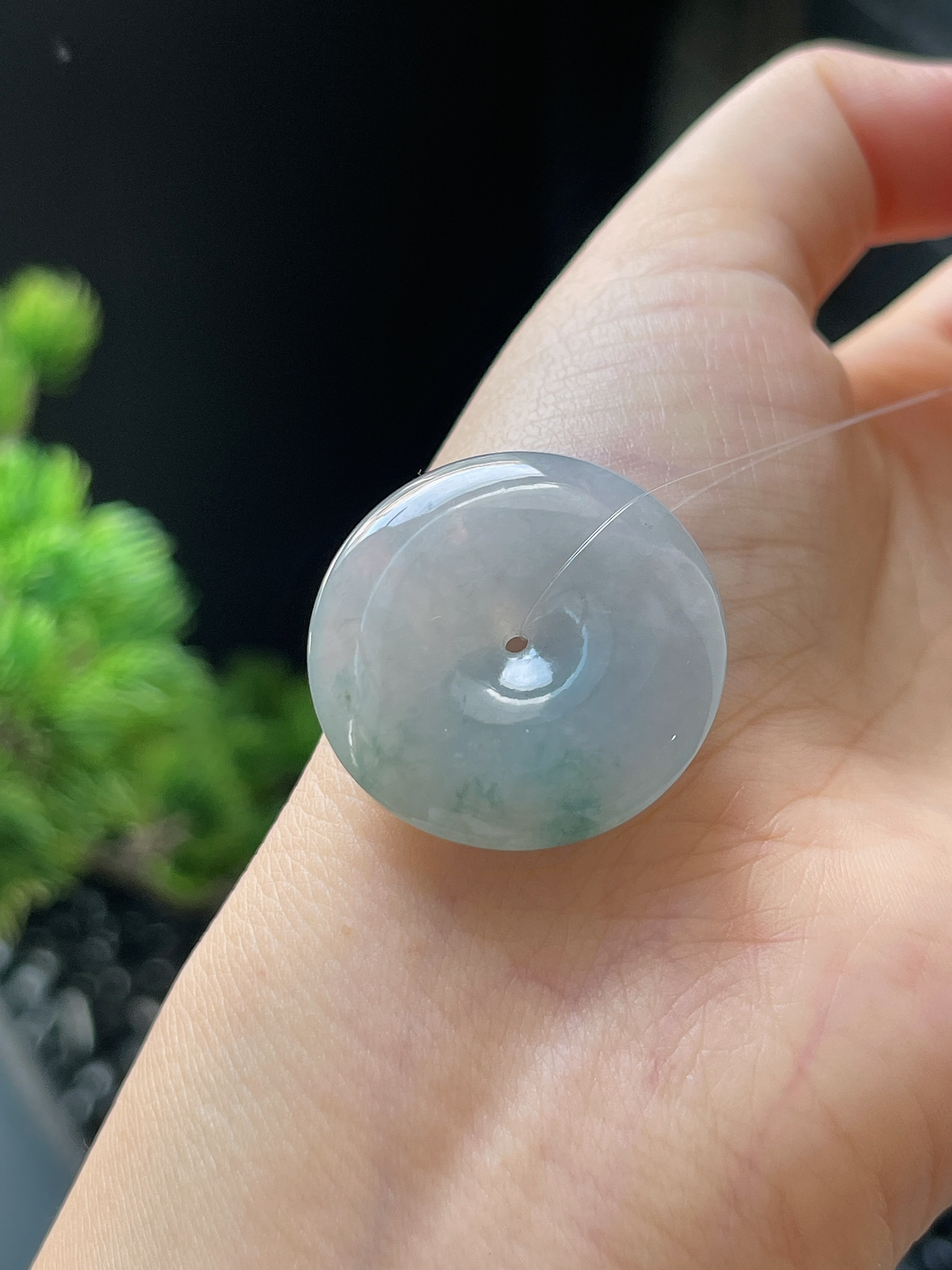 翡翠冰糯平安扣