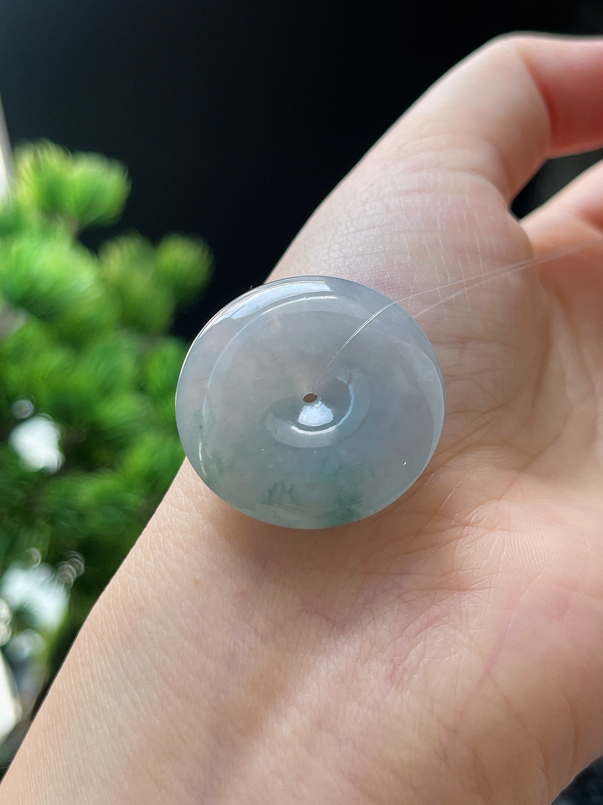 翡翠冰糯平安扣