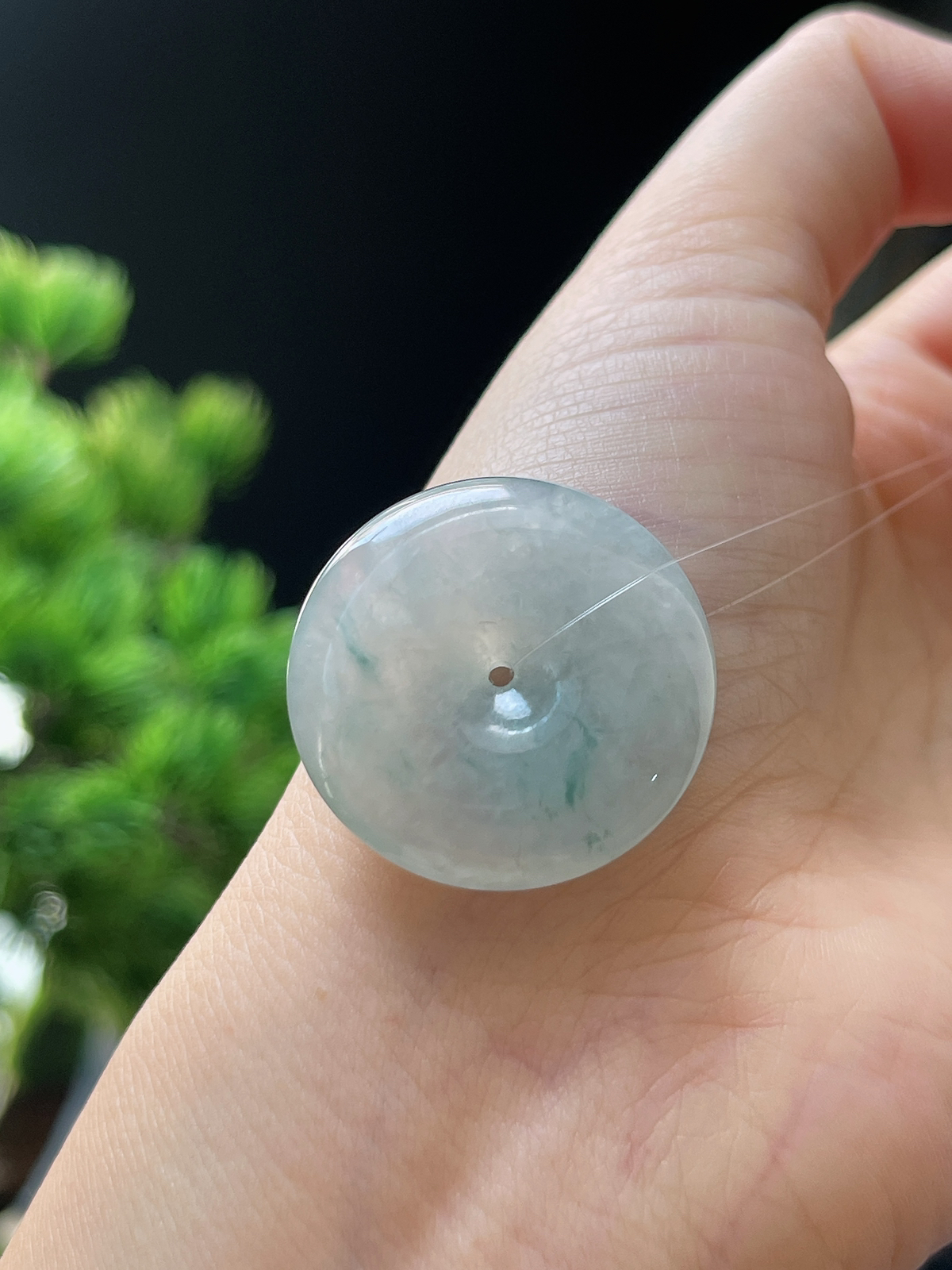 翡翠冰糯平安扣