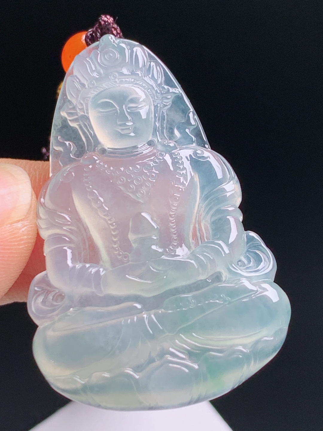️  冰种度母，种质通透起强胶，雕工细腻端庄，静心纳福雅致耐看