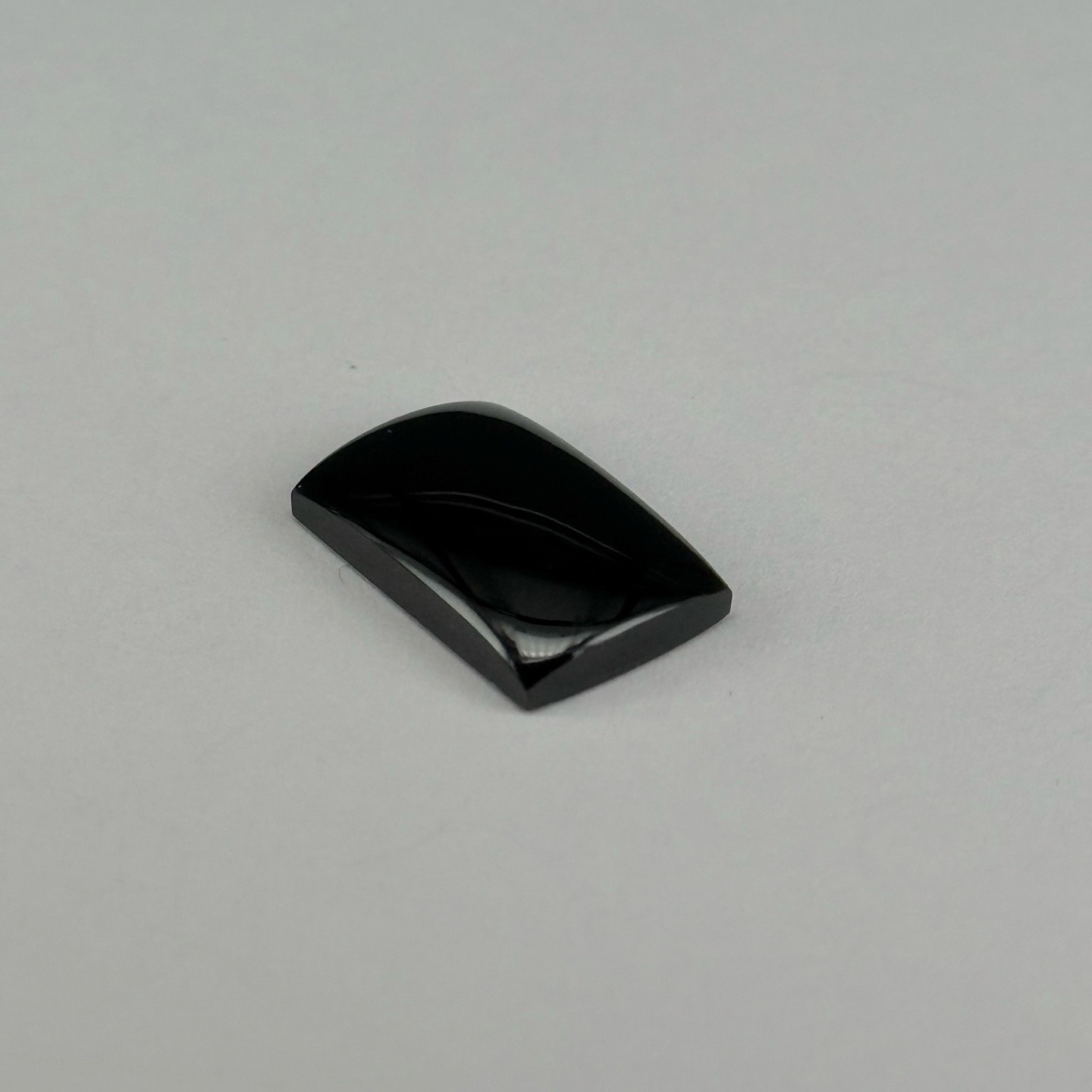 精品墨翠马鞍戒面 打灯通透 油性十足 尺寸18.1