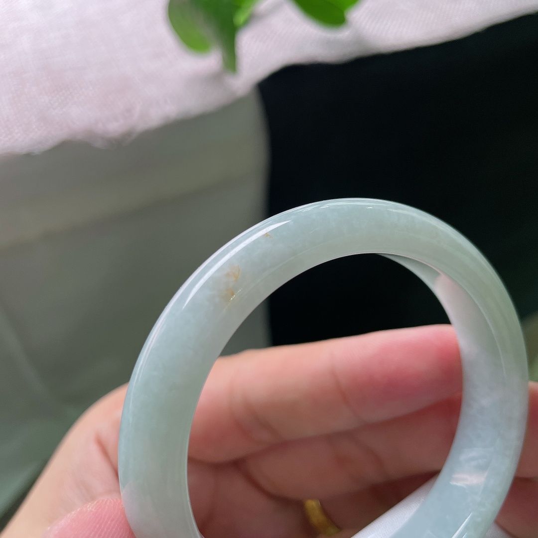 53/11.3/7.2，浅蓝底正圈，巧笑嫣然，柔美动人，种老，一点小细纹不影响，ss54062a