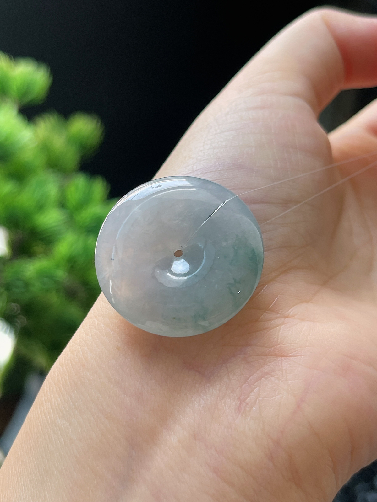 翡翠冰糯平安扣