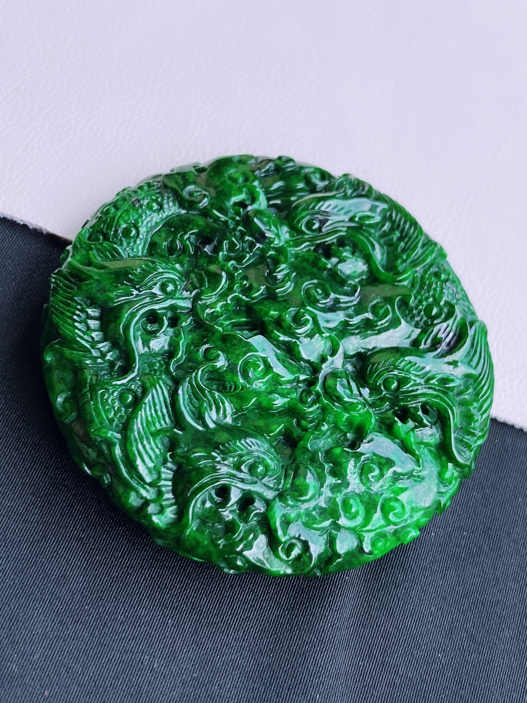 花绿九龙至尊，饱满大气，尺寸51/10.6/自然光实拍