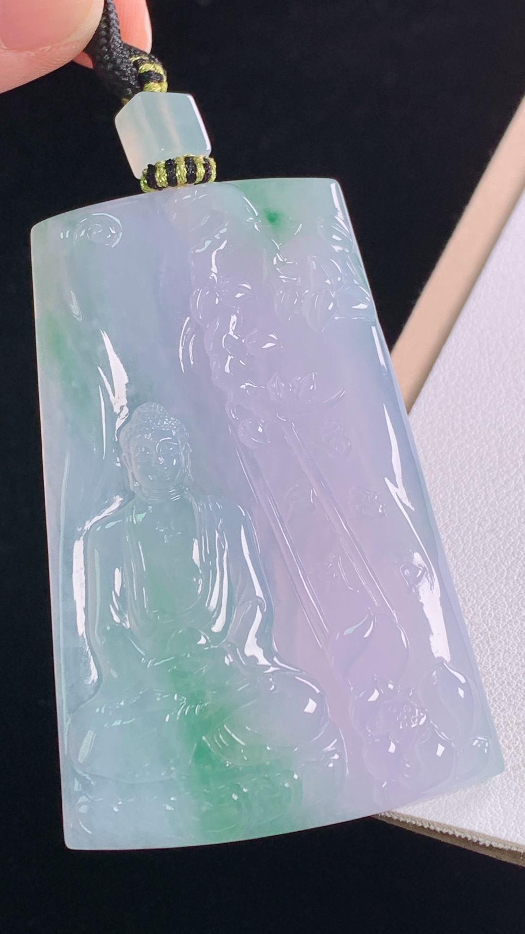 春彩大日如来色彩丰富，刚性十足，无裂尺寸:67.1-44.6-6.5mm 3