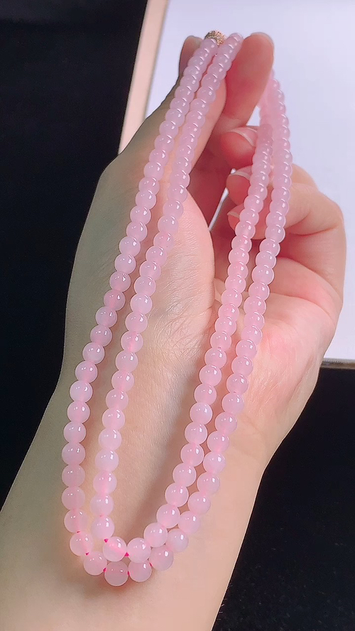 冰紫项链，尺寸:4.8-4.8mm 30