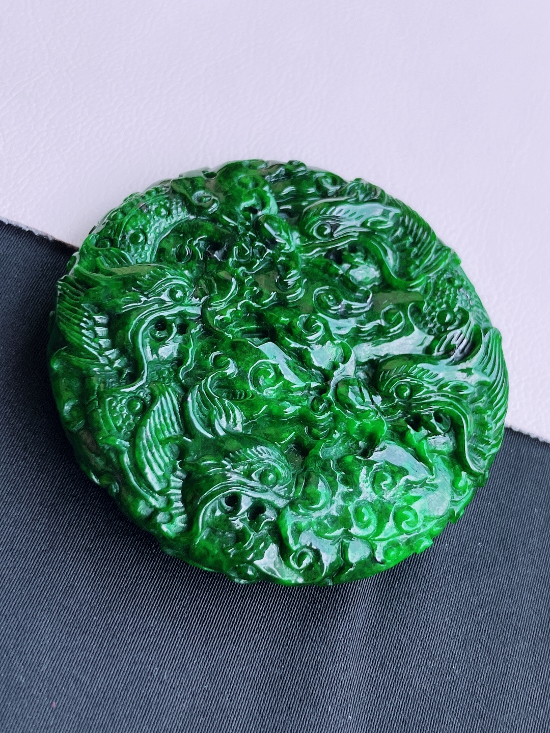 花绿九龙至尊，饱满大气，尺寸51/10.6/自然光实拍