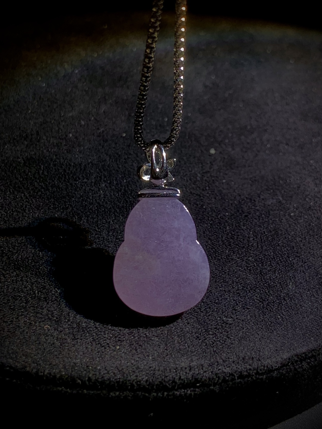 冰紫葫芦，29.2-裸石20.2-15.5-6.3mm，4.5g，18K金，南非钻，不含链