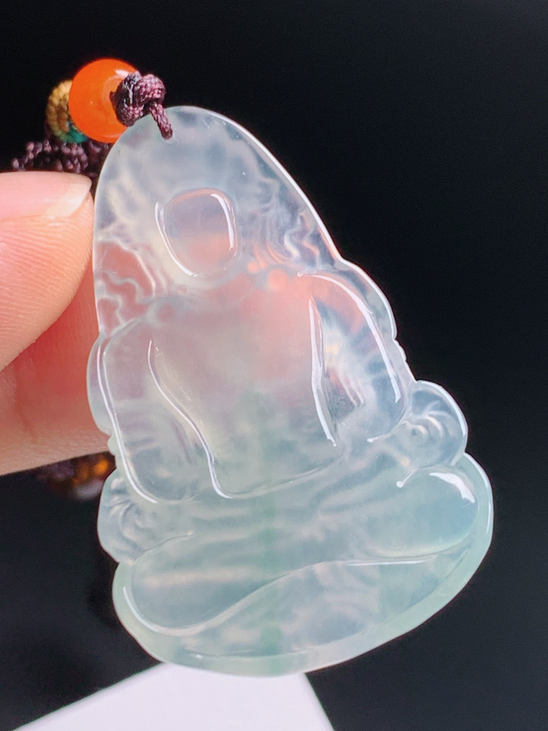 ️  冰种度母，种质通透起强胶，雕工细腻端庄，静心纳福雅致耐看
