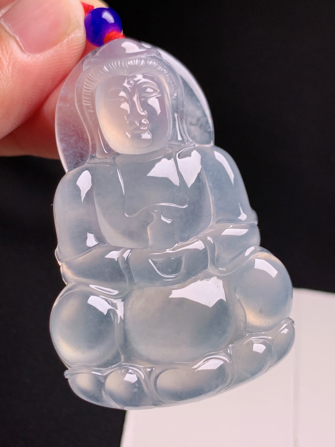 ️ 观音，胶感十足种水通透，面相慈和静心护身，简约显贵 4906